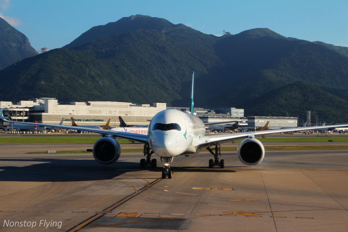 2018.05 香港機場拍飛機 -T2展望台+離港禁區航拍巡禮