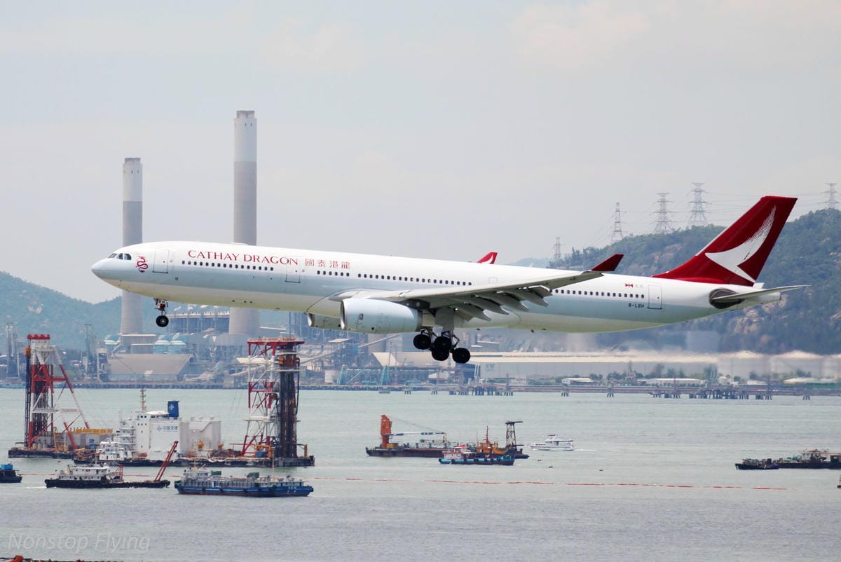 2018.05 香港機場拍飛機 -T2展望台+離港禁區航拍巡禮