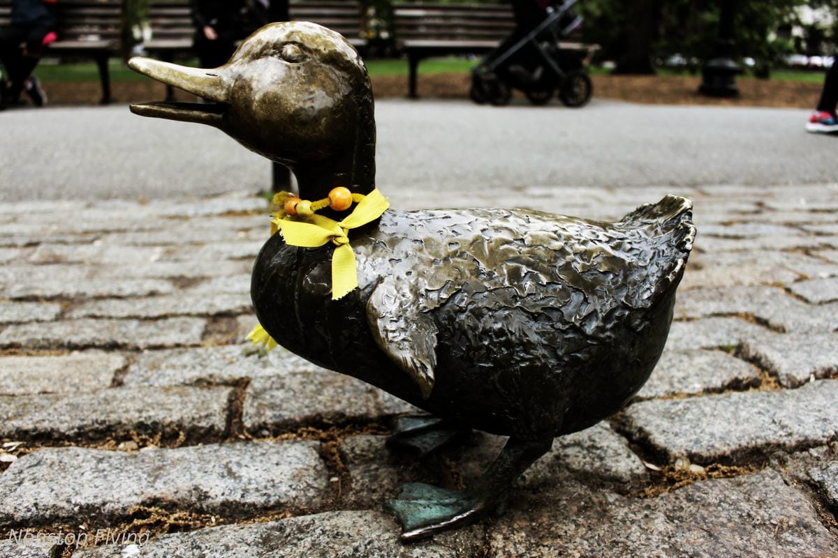 【美國】2018.05 波士頓第三天 -波士頓港、水族館、市區巡禮、讓路小鴨雕塑