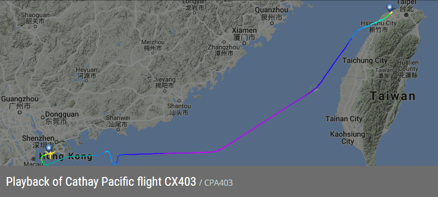 2018.08.05 國泰航空 CX403 台北-香港 A330-300飛行記錄 -猶太教餐 - 第74張圖 2018.08.05 國泰航空 CX403 台北-香港 A330-300飛行記錄 -猶太教餐