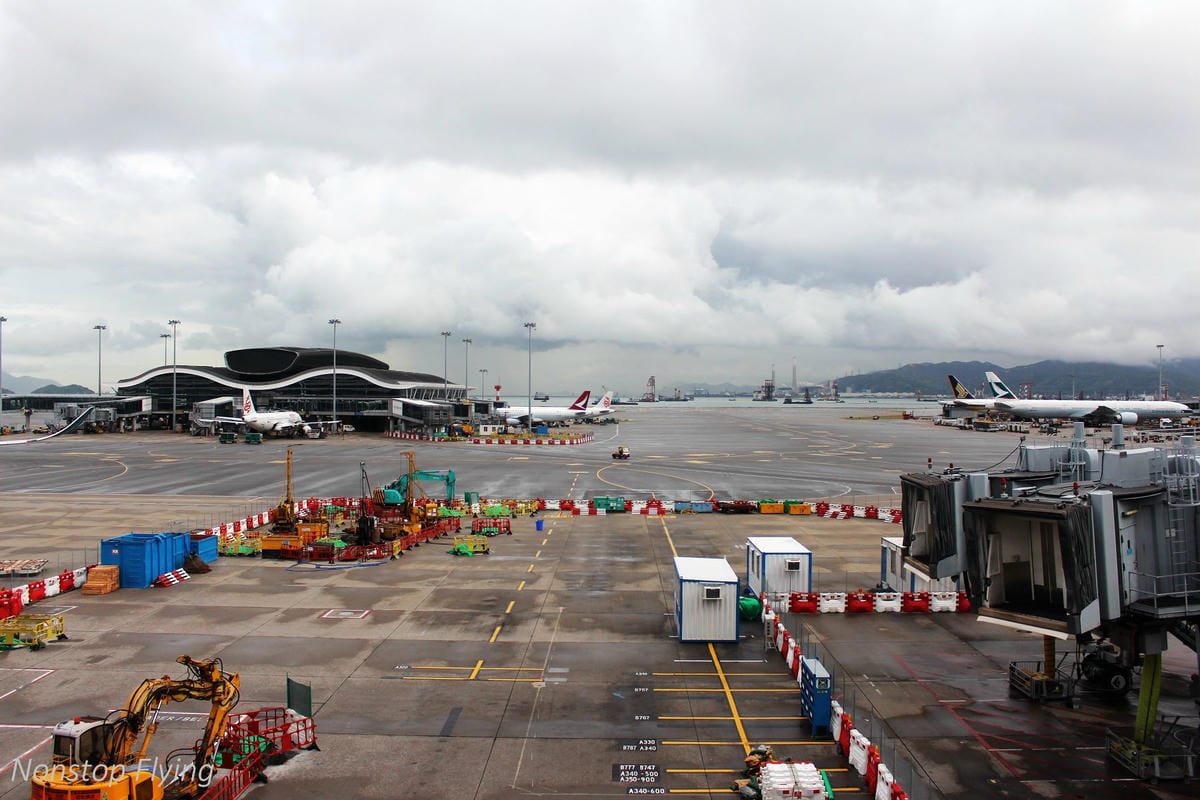 2018.08 香港機場拍飛機 -管制區內圖輯