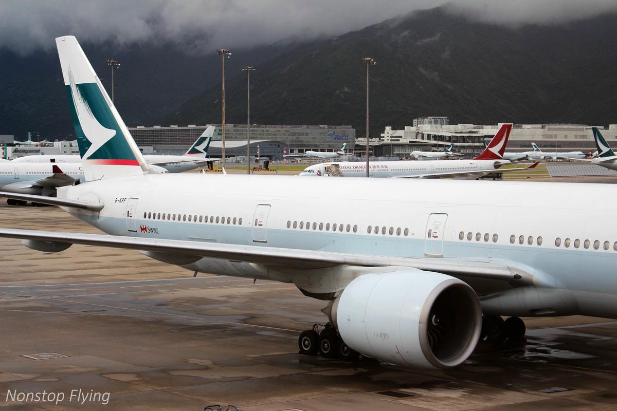 2018.08 香港機場拍飛機 -管制區內圖輯