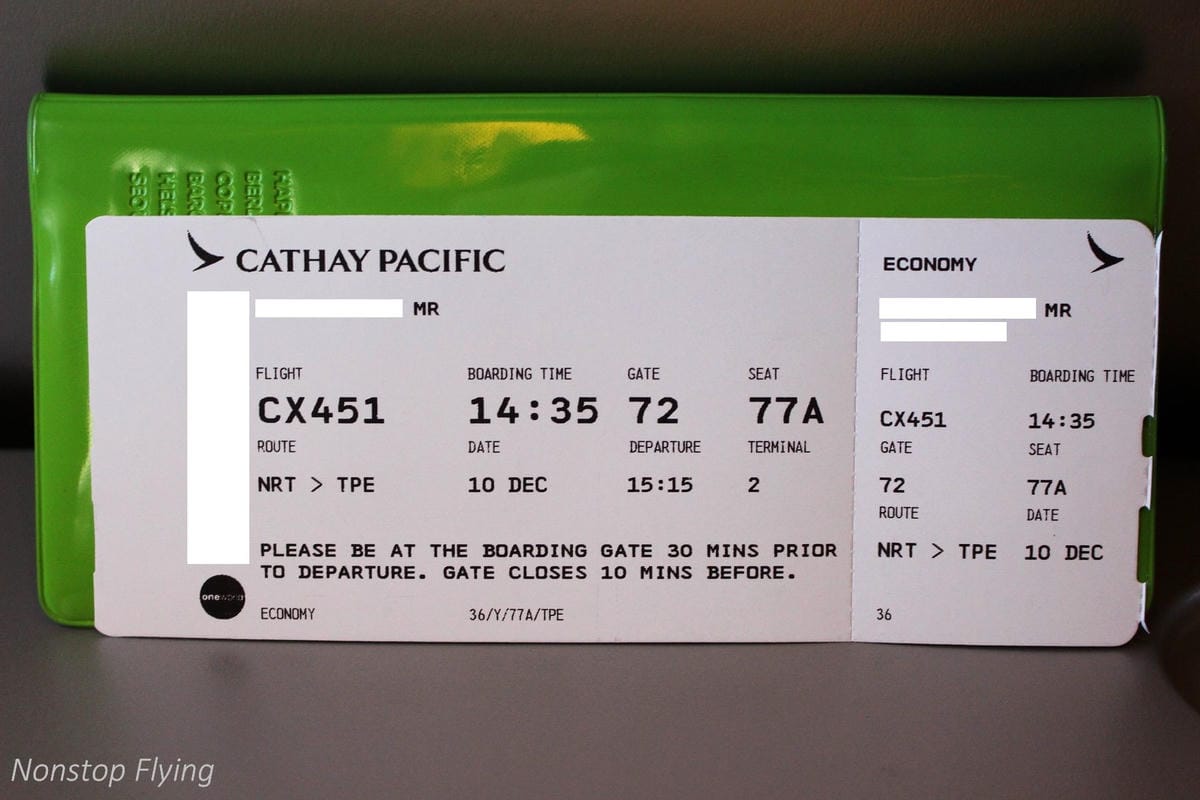 2018.12.10 國泰航空 CX451 東京-台北 波音777-300飛行記錄