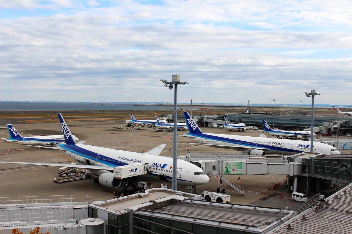 【日本東京】2018.12.09 羽田機場拍飛機記錄 -第一航廈/第二航廈/國際線航廈