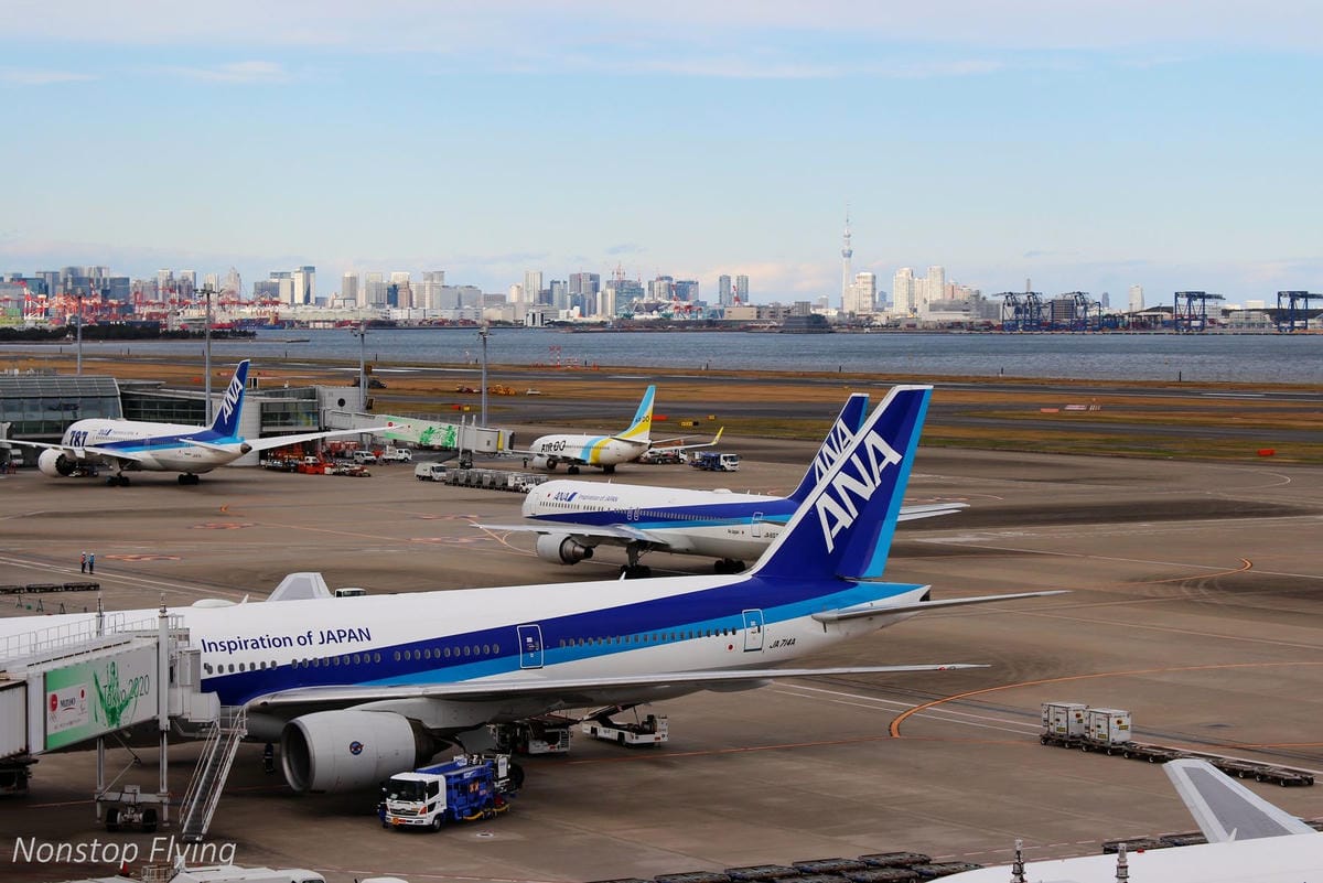 【日本東京】2018.12.09 羽田機場拍飛機記錄 -第一航廈/第二航廈/國際線航廈