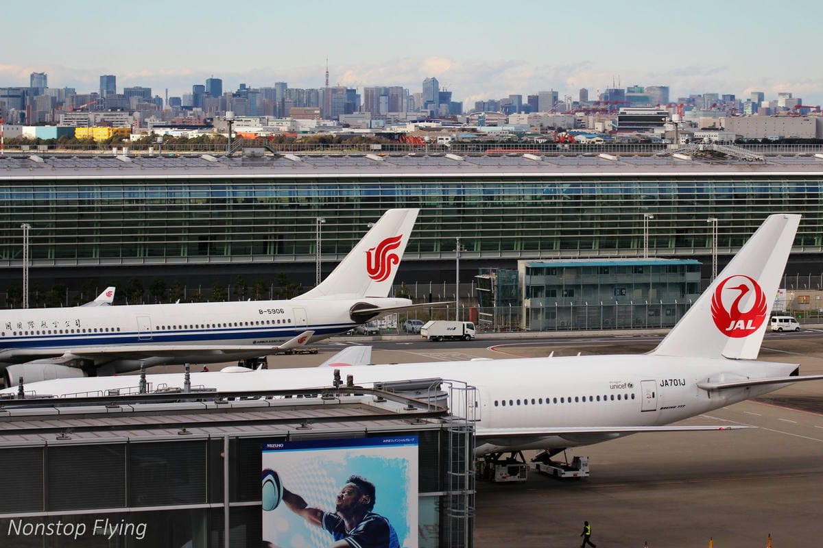 【日本東京】2018.12.09 羽田機場拍飛機記錄 -第一航廈/第二航廈/國際線航廈