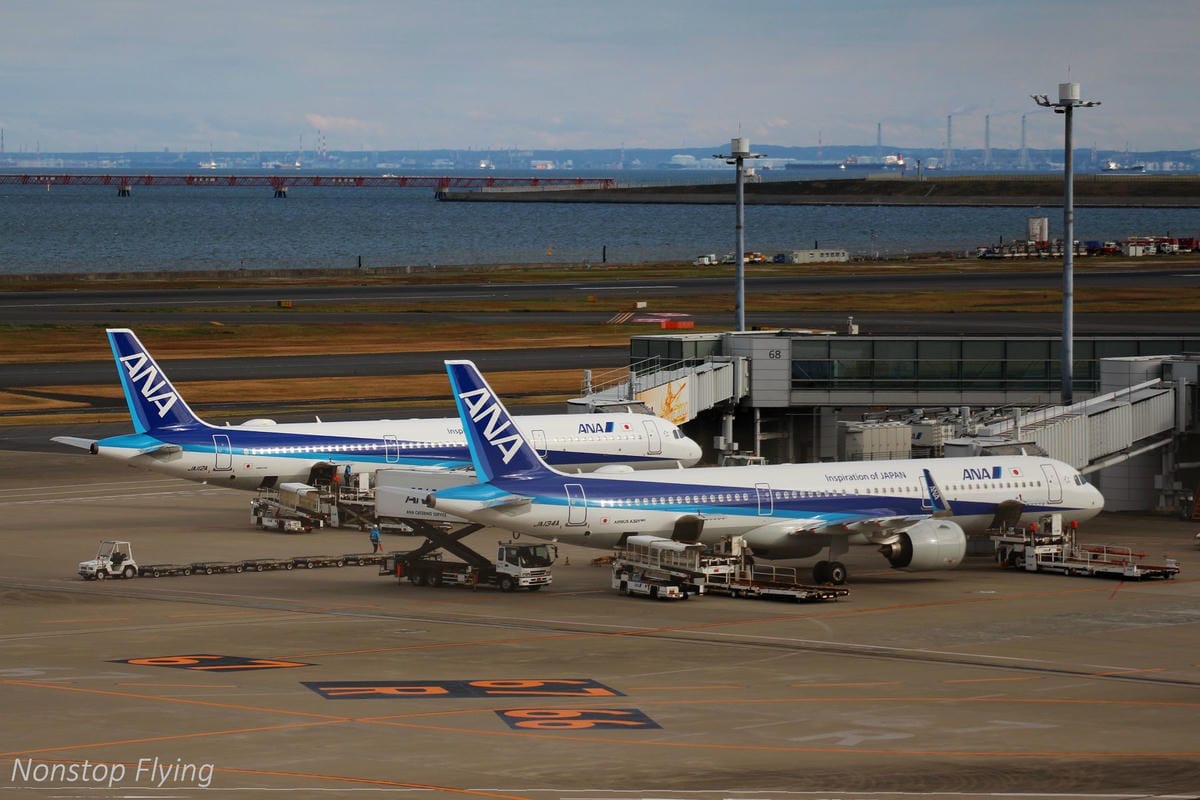 【日本東京】2018.12.09 羽田機場拍飛機記錄 -第一航廈/第二航廈/國際線航廈