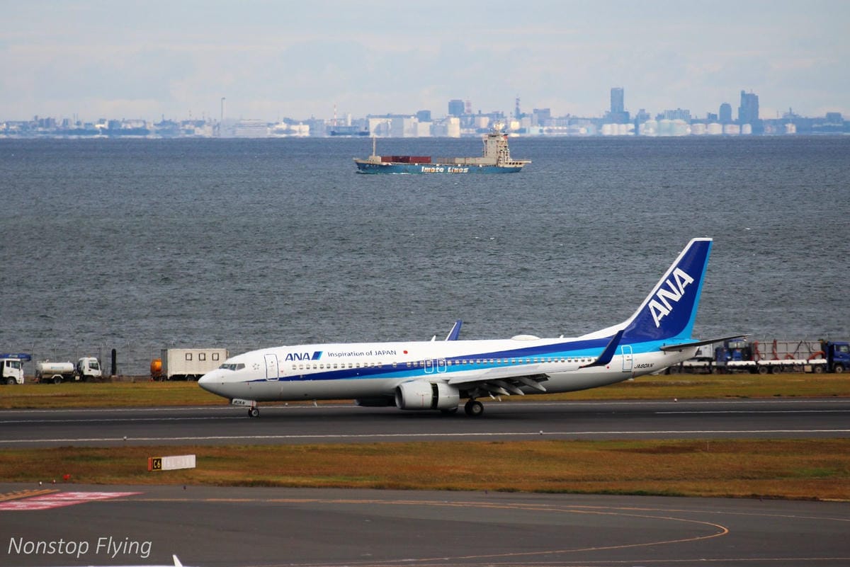 【日本東京】2018.12.09 羽田機場拍飛機記錄 -第一航廈/第二航廈/國際線航廈