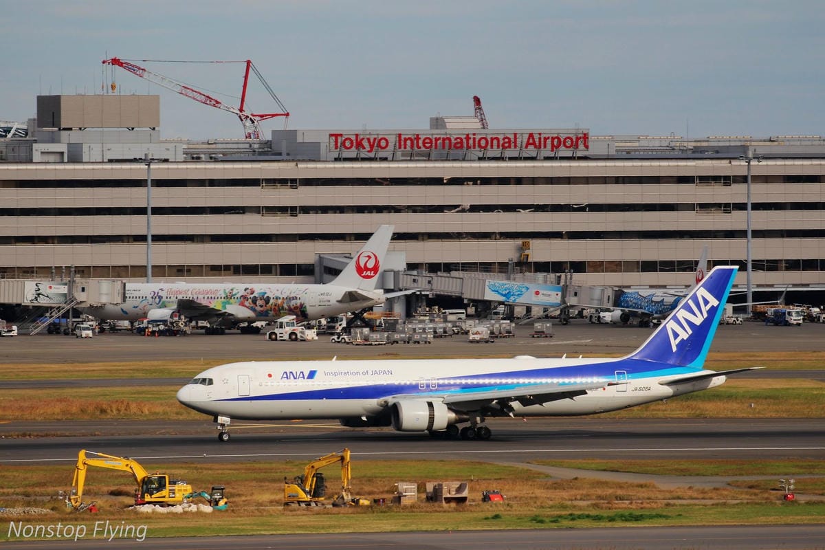 【日本東京】2018.12.09 羽田機場拍飛機記錄 -第一航廈/第二航廈/國際線航廈