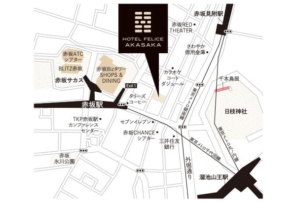 【東京住宿】Hotel Felice Akasaka -近赤坂/赤坂見附/溜池山王,新穎現代附大浴場! - 第4張圖 【東京住宿】Hotel Felice Akasaka -近赤坂/赤坂見附/溜池山王,新穎現代附大浴場!