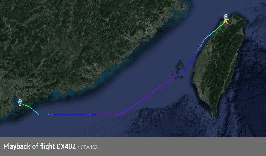 2019.02.17 國泰航空 CX402 香港-台北 A350-1000商務艙飛行記錄 -國泰最新旗艦機型