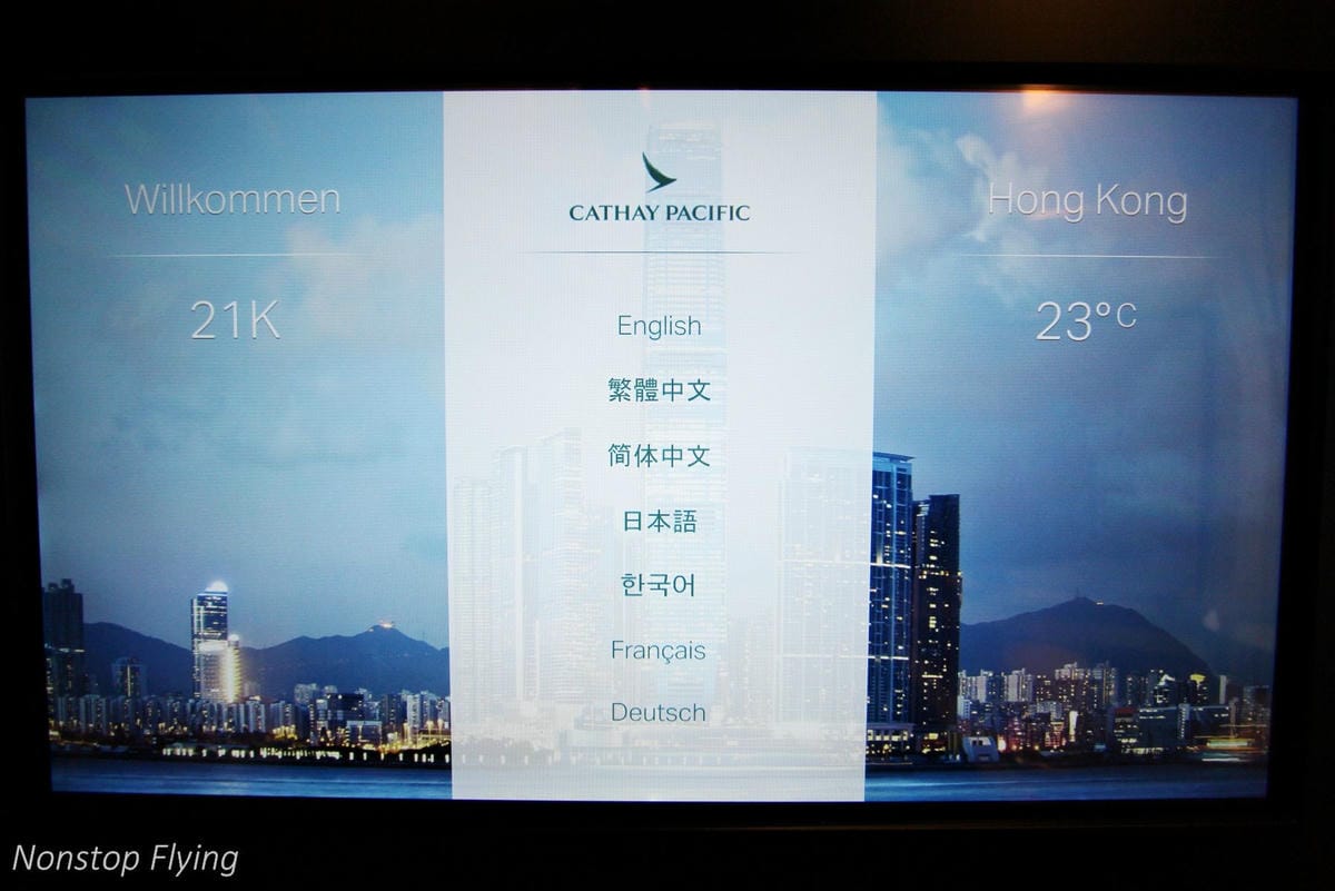 2019.04.16 國泰航空 CX485 台北-香港 A350-900商務艙 飛行記錄