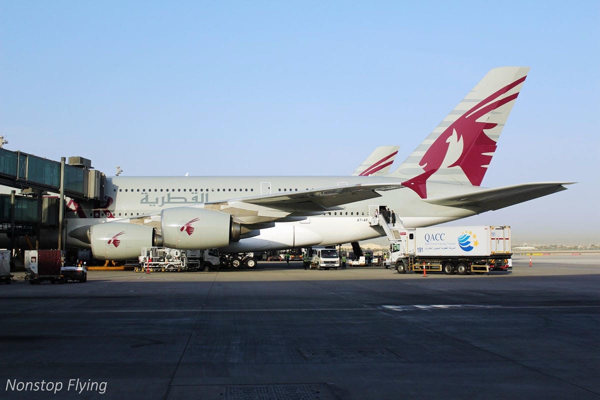 2019.04.17 卡達航空 QR815 香港-杜哈 Qsuite體驗 -波音777豪華包廂、五星級服務、吃到飽隨選菜單,全球最佳商務艙!