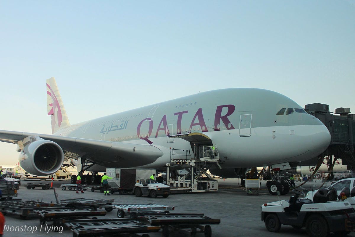 2019.04.17 卡達航空 QR815 香港-杜哈 Qsuite體驗 -波音777豪華包廂、五星級服務、吃到飽隨選菜單,全球最佳商務艙!