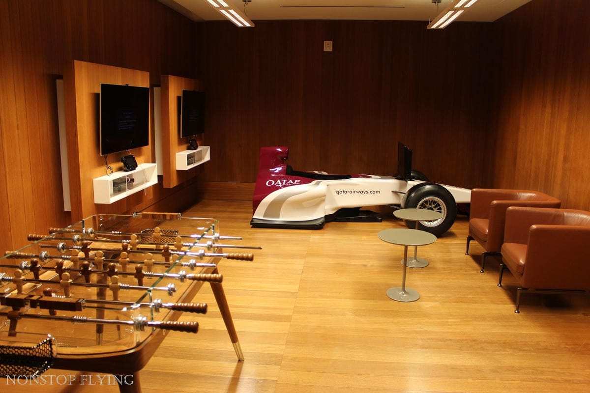 卡達航空 杜哈 Al Mourjan Business Lounge -主場旗艦商務貴賓室，雙層霸氣豪華空間，淋浴、休息、餐飲完整設施