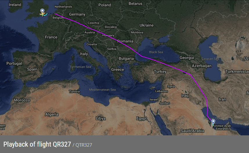2019.04.17 卡達航空 QR327 杜哈-倫敦蓋威克 787-8商務艙 飛行記錄 -全平躺座椅、隨選餐飲、五星級服務 - 第64張圖 2019.04.17 卡達航空 QR327 杜哈-倫敦蓋威克 787-8商務艙 飛行記錄 -全平躺座椅、隨選餐飲、五星級服務