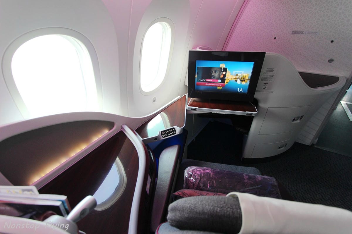 2019.04.26 卡達航空 QR328 倫敦蓋威克-杜哈 787-8商務艙 飛行記錄 -全平躺座椅、隨選餐飲、五星服務 - 第34張圖 2019.04.26 卡達航空 QR328 倫敦蓋威克-杜哈 787-8商務艙 飛行記錄 -全平躺座椅、隨選餐飲、五星服務