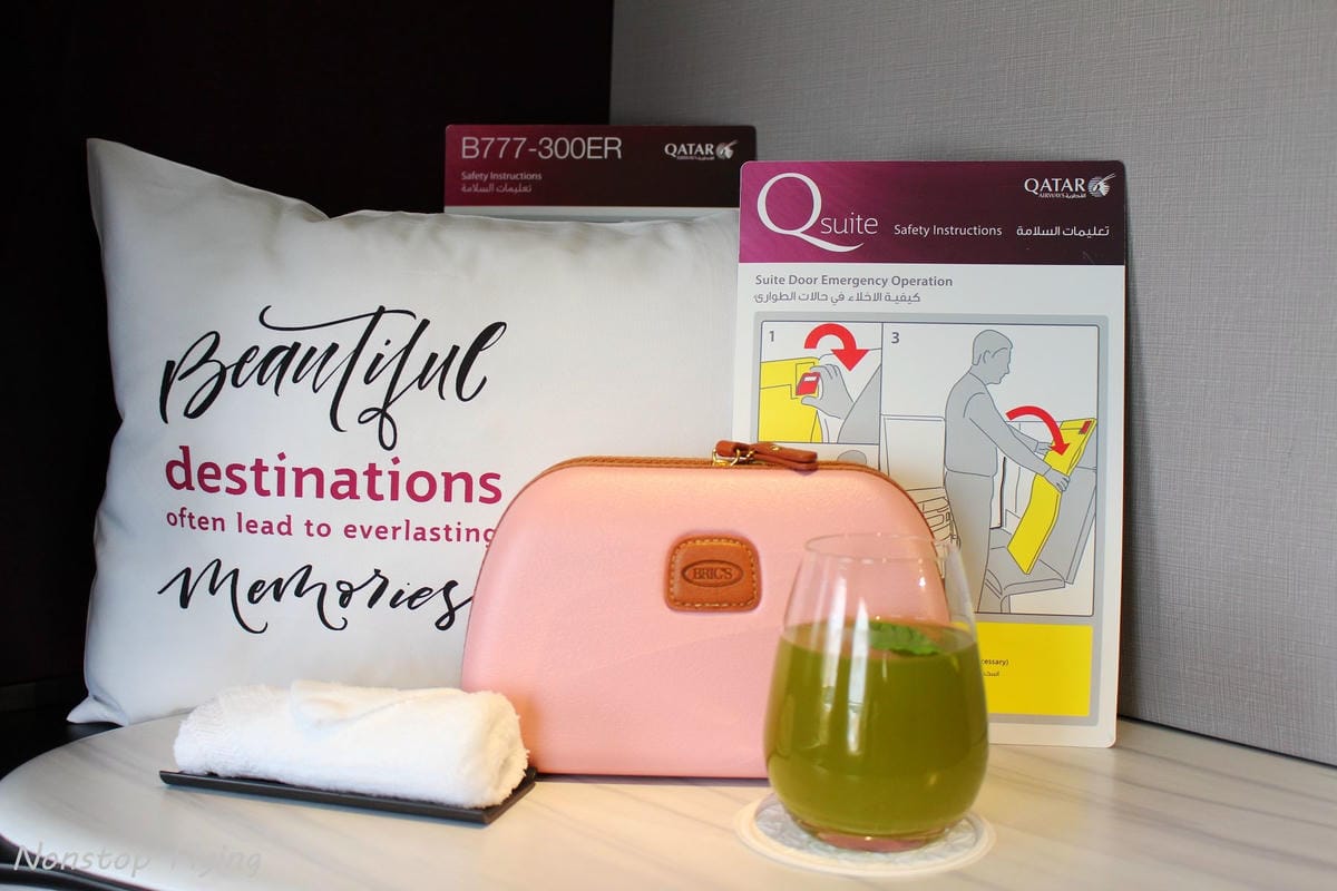 2019.04.27 卡達航空 QR816 杜哈-香港 777-300ER Qsuite商務艙 -豪華個人包廂、五星級服務、隨選菜單、名牌備品 - 第20張圖 2019.04.27 卡達航空 QR816 杜哈-香港 777-300ER Qsuite商務艙 -豪華個人包廂、五星級服務、隨選菜單、名牌備品