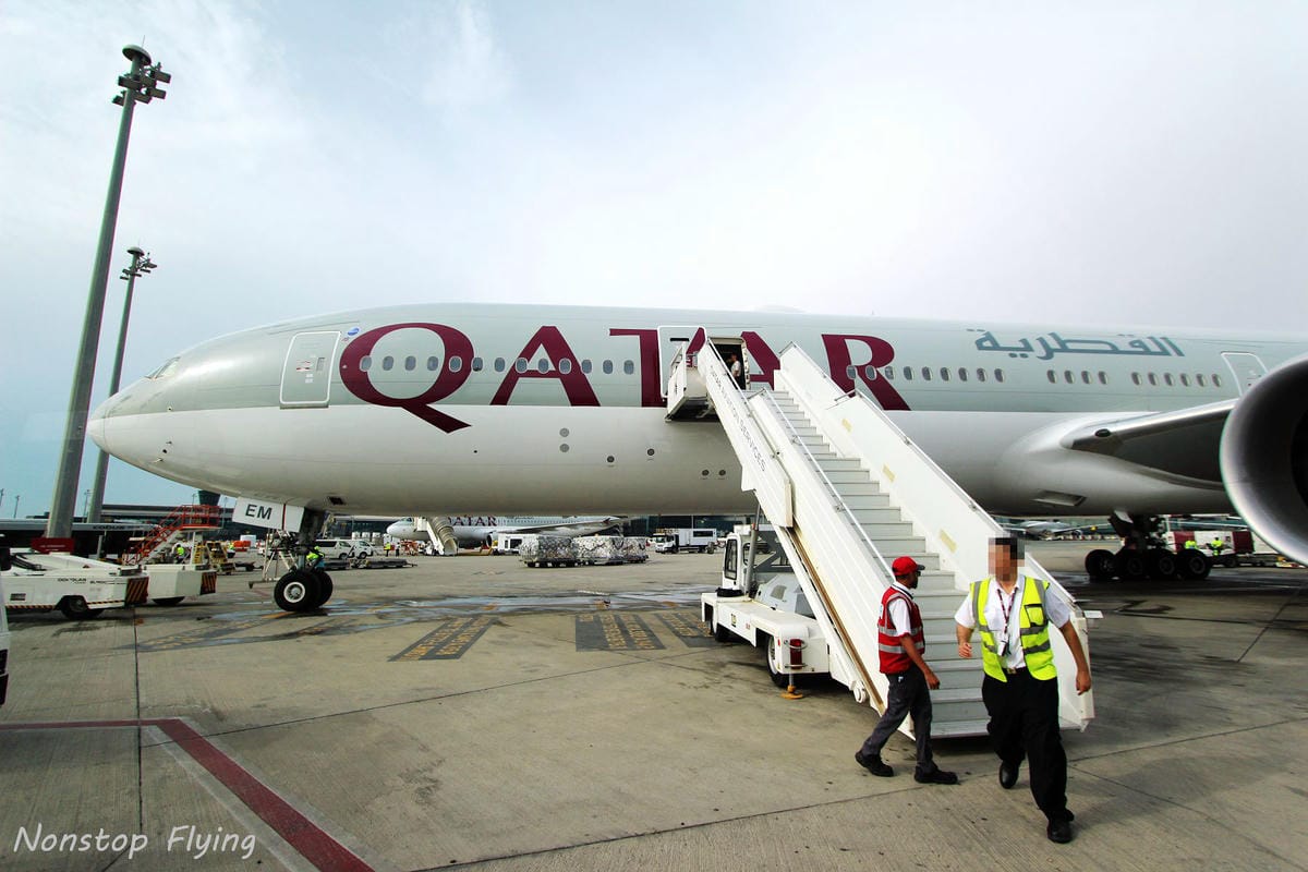 2019.04.27 卡達航空 QR816 杜哈-香港 777-300ER Qsuite商務艙 -豪華個人包廂、五星級服務、隨選菜單、名牌備品 - 第5張圖 2019.04.27 卡達航空 QR816 杜哈-香港 777-300ER Qsuite商務艙 -豪華個人包廂、五星級服務、隨選菜單、名牌備品