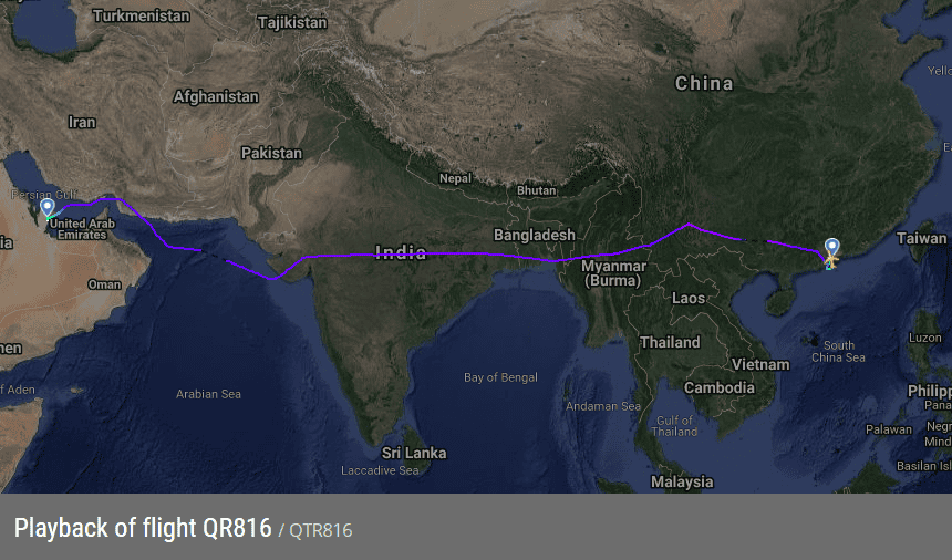 2019.04.27 卡達航空 QR816 杜哈-香港 777-300ER Qsuite商務艙 -豪華個人包廂、五星級服務、隨選菜單、名牌備品 - 第41張圖 2019.04.27 卡達航空 QR816 杜哈-香港 777-300ER Qsuite商務艙 -豪華個人包廂、五星級服務、隨選菜單、名牌備品
