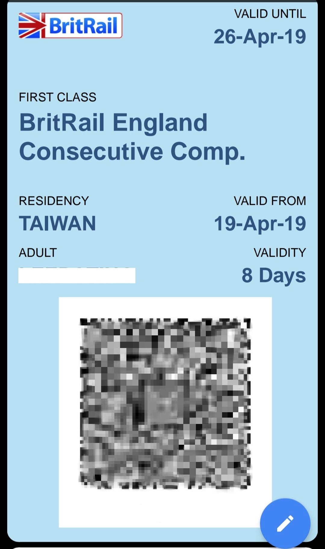 英格蘭火車通行證使用教學 -電子票超方便，火車自由坐到飽