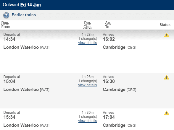 第一次坐火車遊英國就上手 -查車班、進出站好簡單!