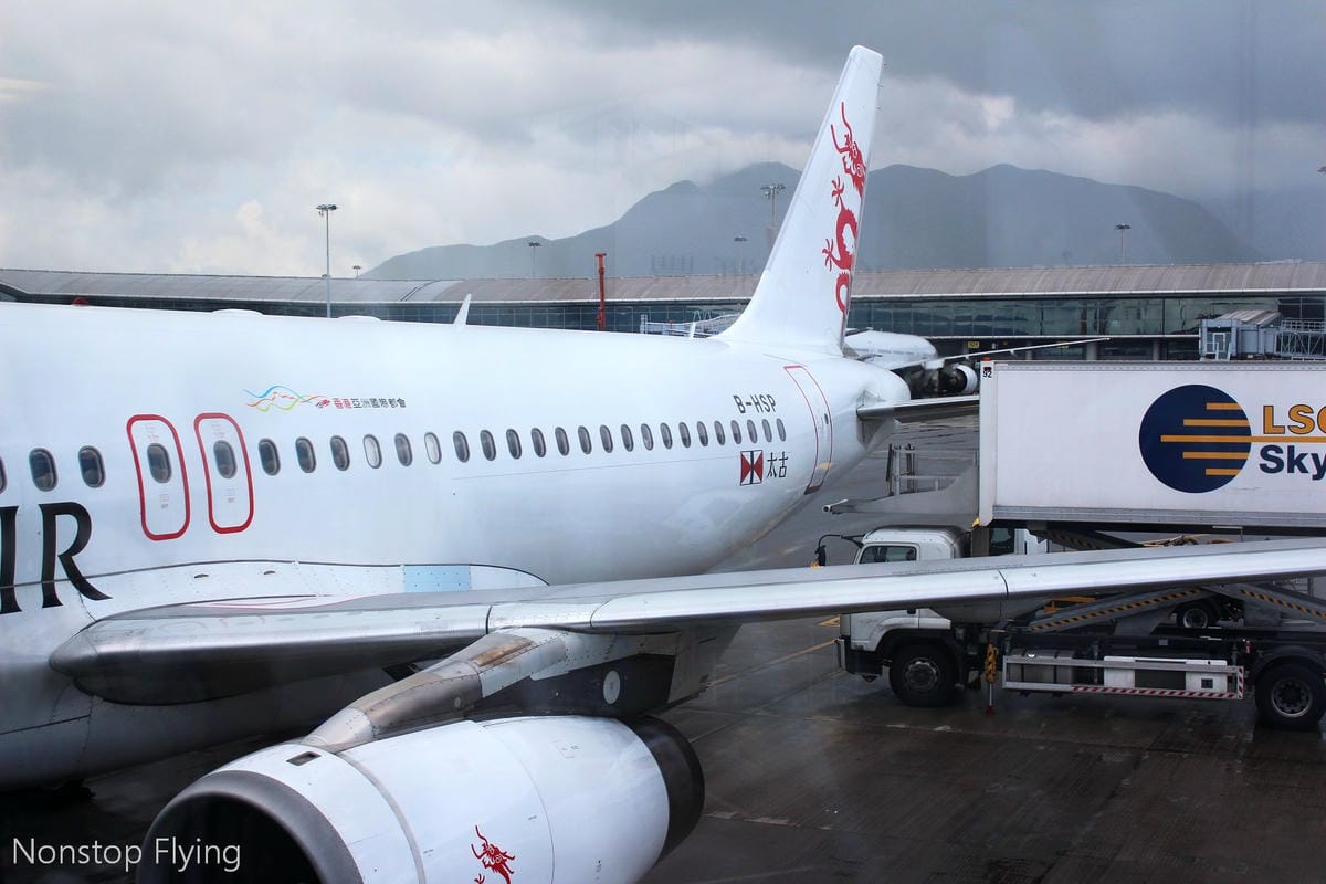 2019.06.28 國泰港龍 KA485 台北-香港 A320飛行記錄