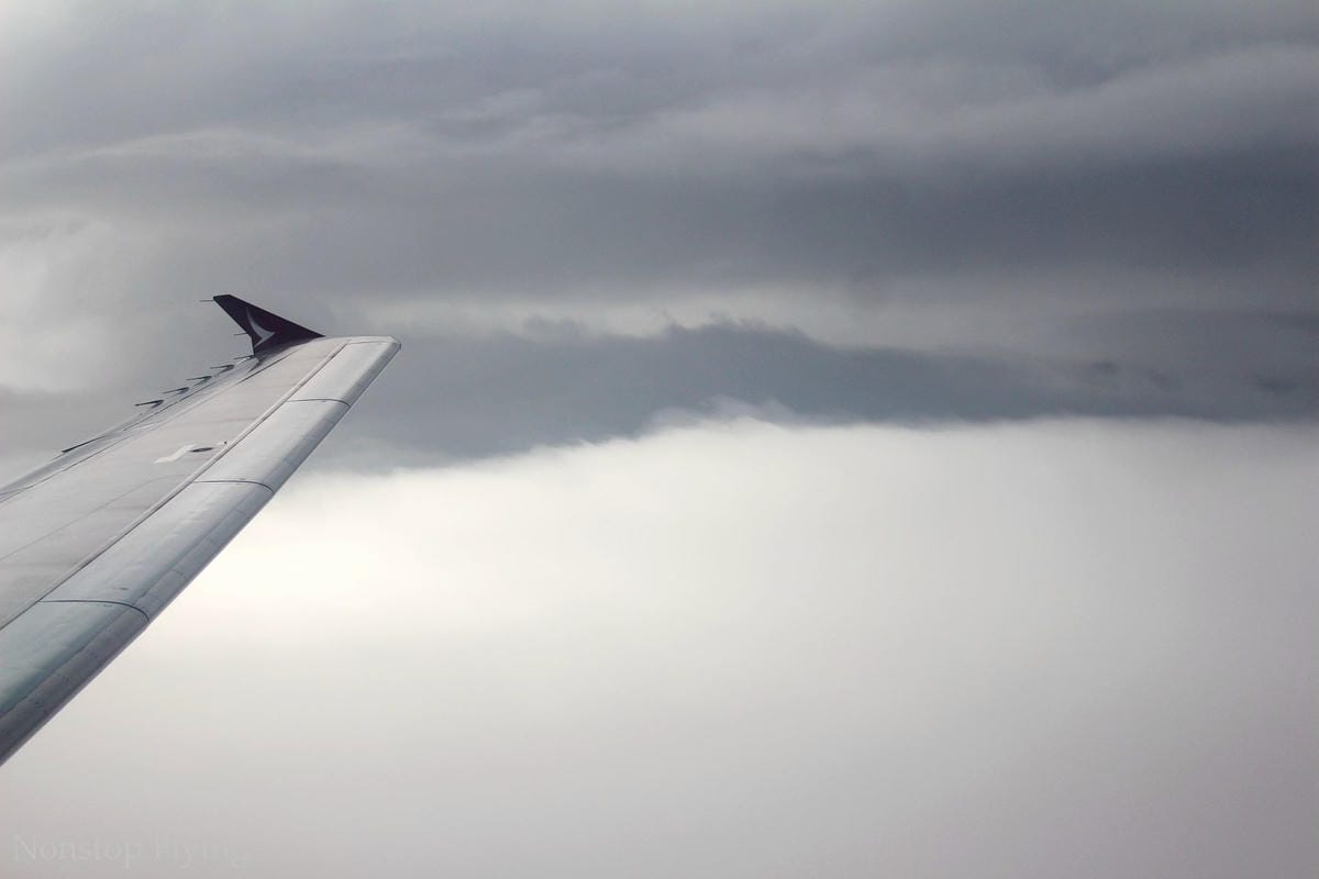 2019.06.30 國泰港龍 KA693 海口-香港 A320飛行記錄 -含海口貴賓室分享/ 一趟與暴風雨、機械搶修賽跑的旅程