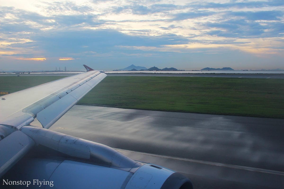 2019.06.30 國泰港龍 KA693 海口-香港 A320飛行記錄 -含海口貴賓室分享/ 一趟與暴風雨、機械搶修賽跑的旅程