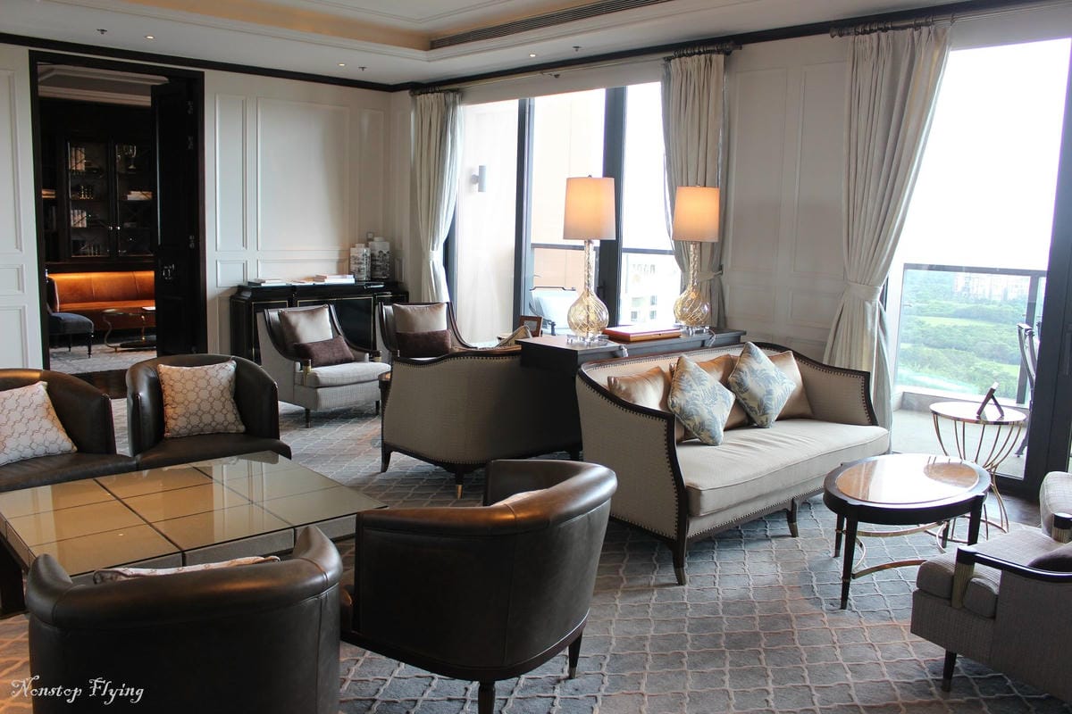 【中國海南】海口Ritz-Carlton酒店住宿心得 -含套房、酒廊、早餐、泳池公共設施分享