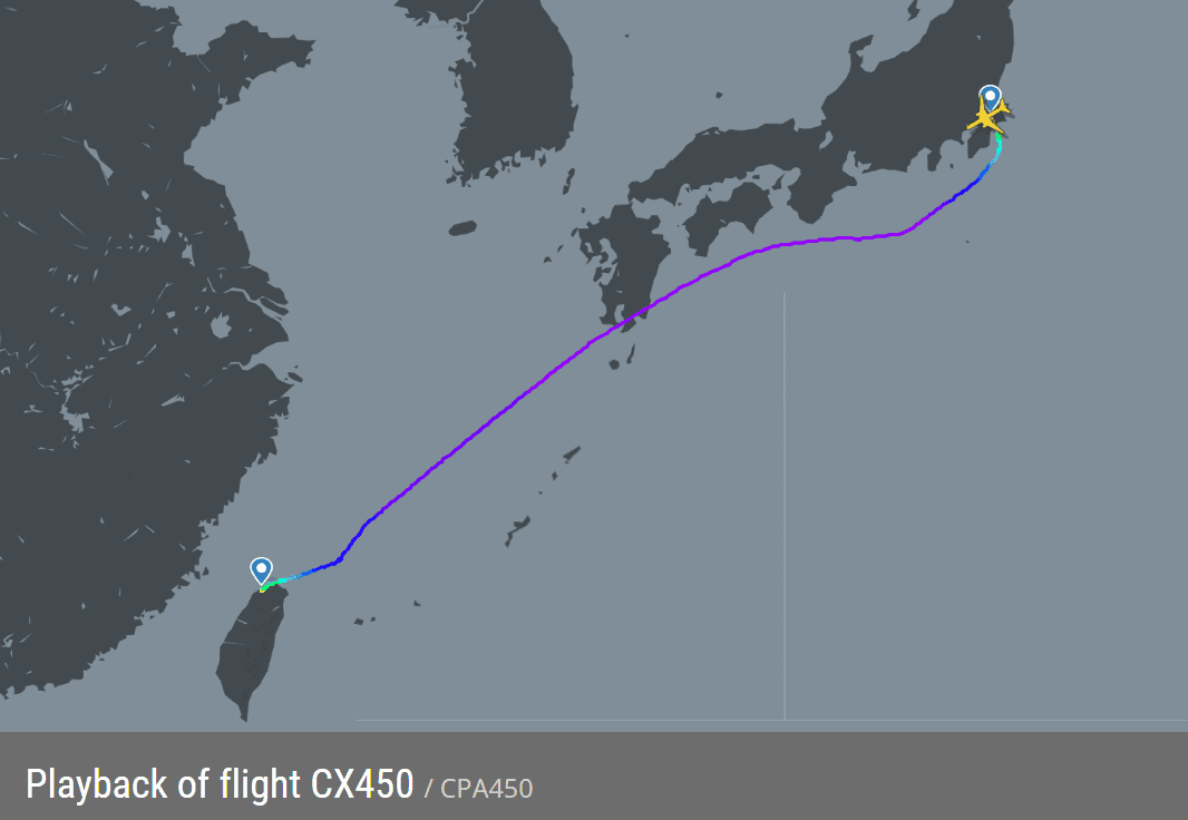 2026.01.09 國泰航空 CX450 台北-東京 777-300 商務艙飛行記錄