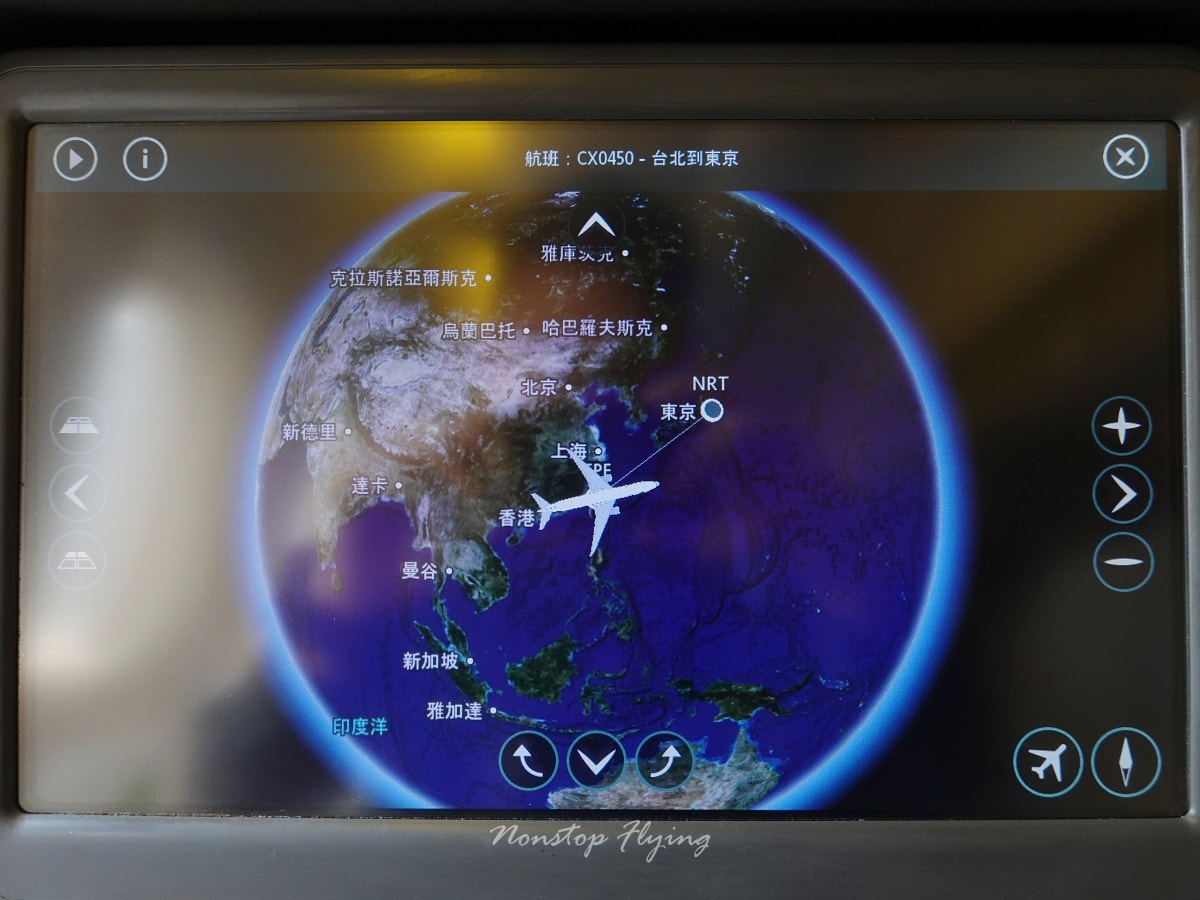 2026.01.09 國泰航空 CX450 台北-東京 777-300 商務艙飛行記錄