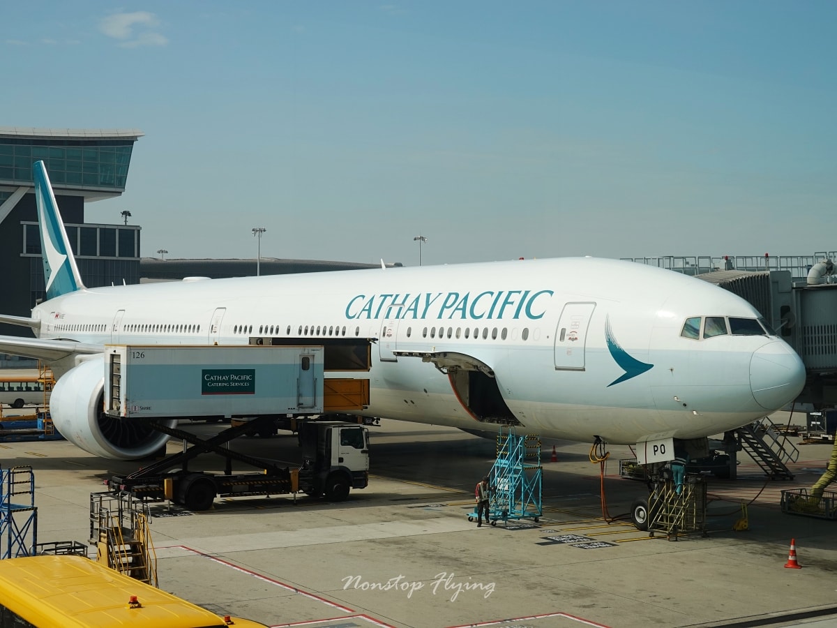 2026.02.05 國泰航空 CX489 台北-香港 777-300ER 爾雅商務艙Aria Suite 飛行記錄