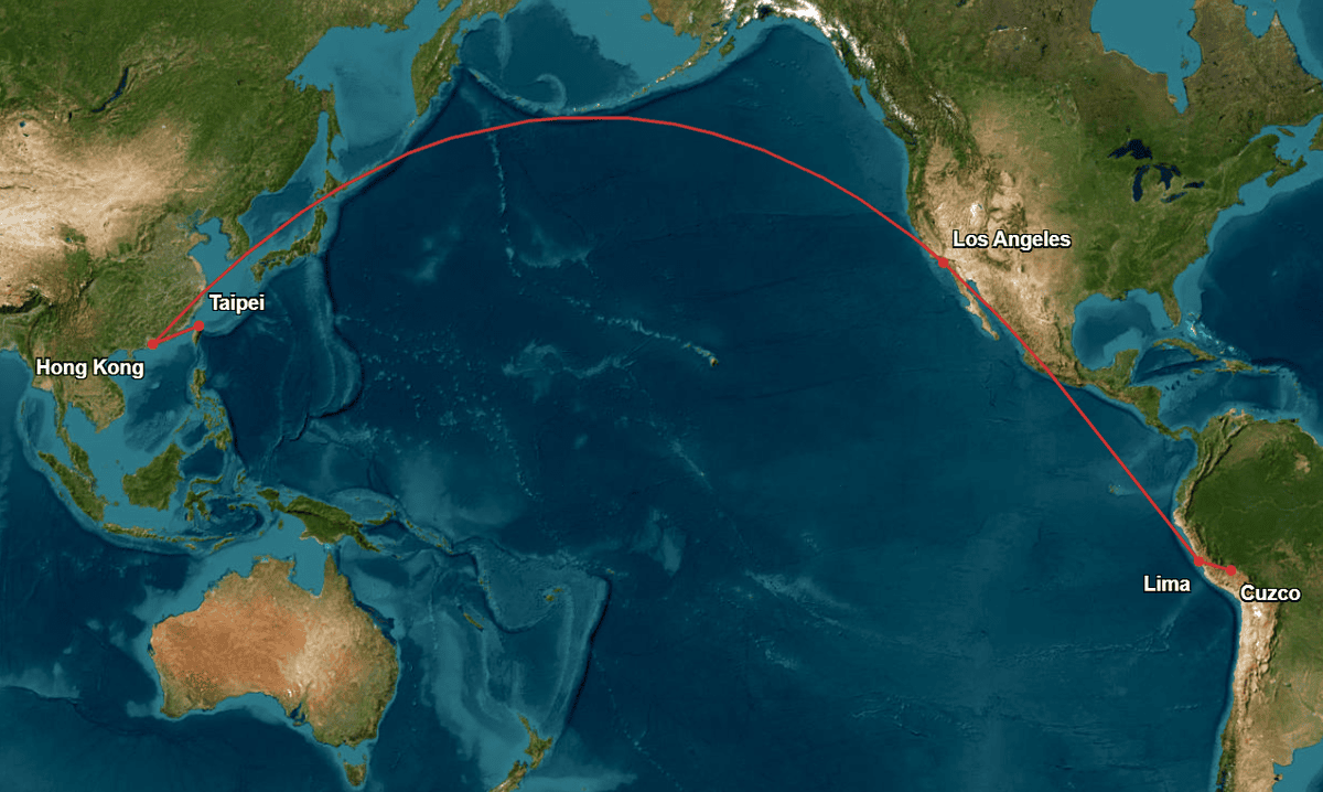 2026.04.19 LATAM南美航空 LA2010 庫斯科-利馬 A320飛行記錄