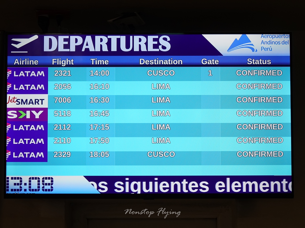 2026.04.13 LATAM南美航空 LA2321 阿雷基帕-庫斯科 A320 飛行記錄