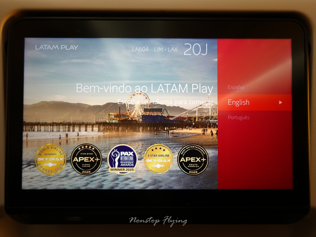 2026.04.19 LATAM南美航空 LA534 利馬-洛杉磯 787-8 飛行記錄
